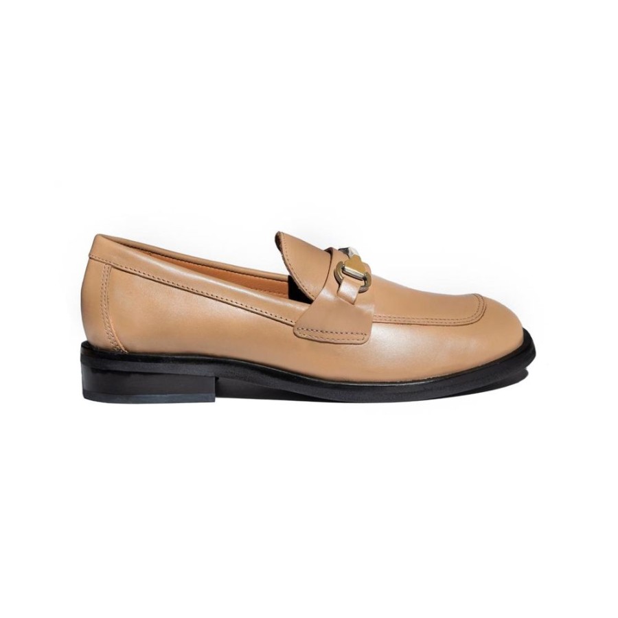 Feminino Baumer Sapatos | Loafer Clarice - Cappuccino