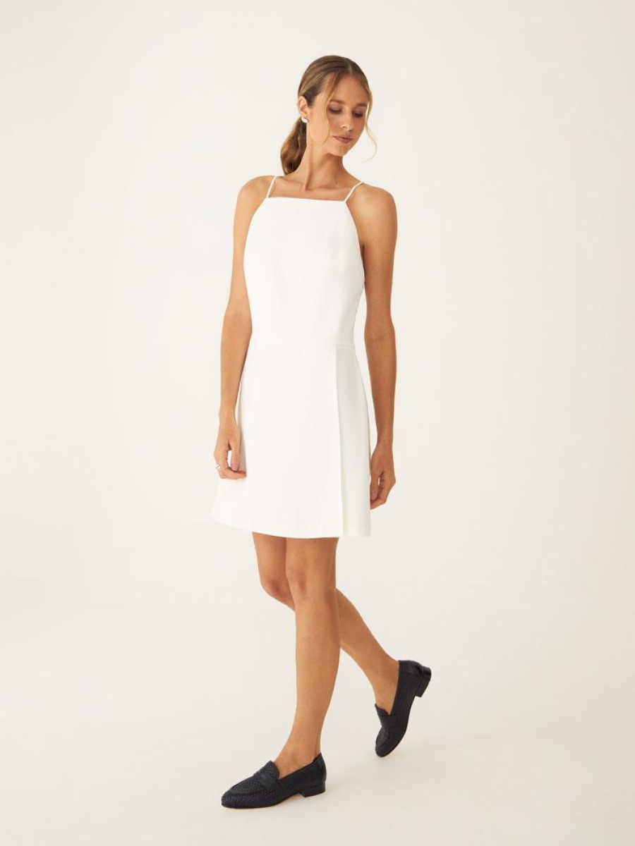 Feminino Ce.ci Vestidos | Vestido Curto Soleil Off White Ce.Ci - Branco