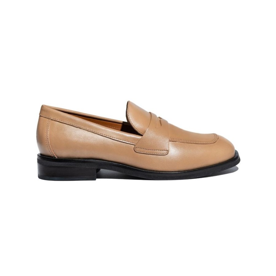 Feminino Baumer Sapatos | Loafer Diana - Cappuccino