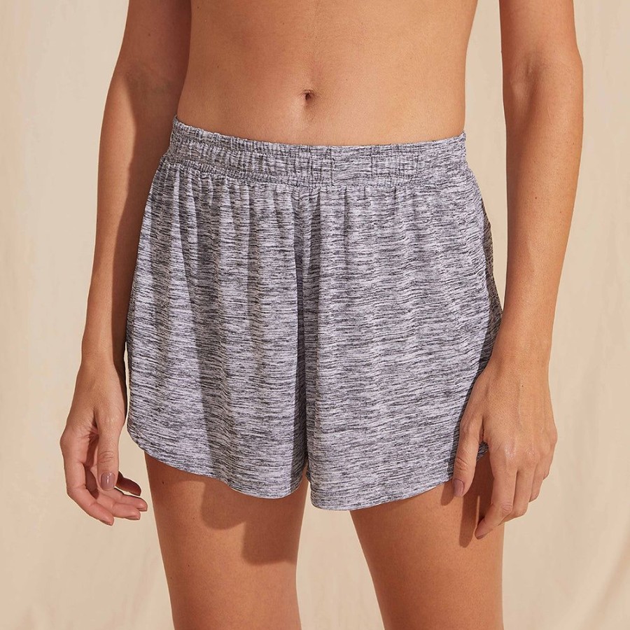 Feminino Yogini Shorts | Short Running Dry Uv Alba - Mescla Claro