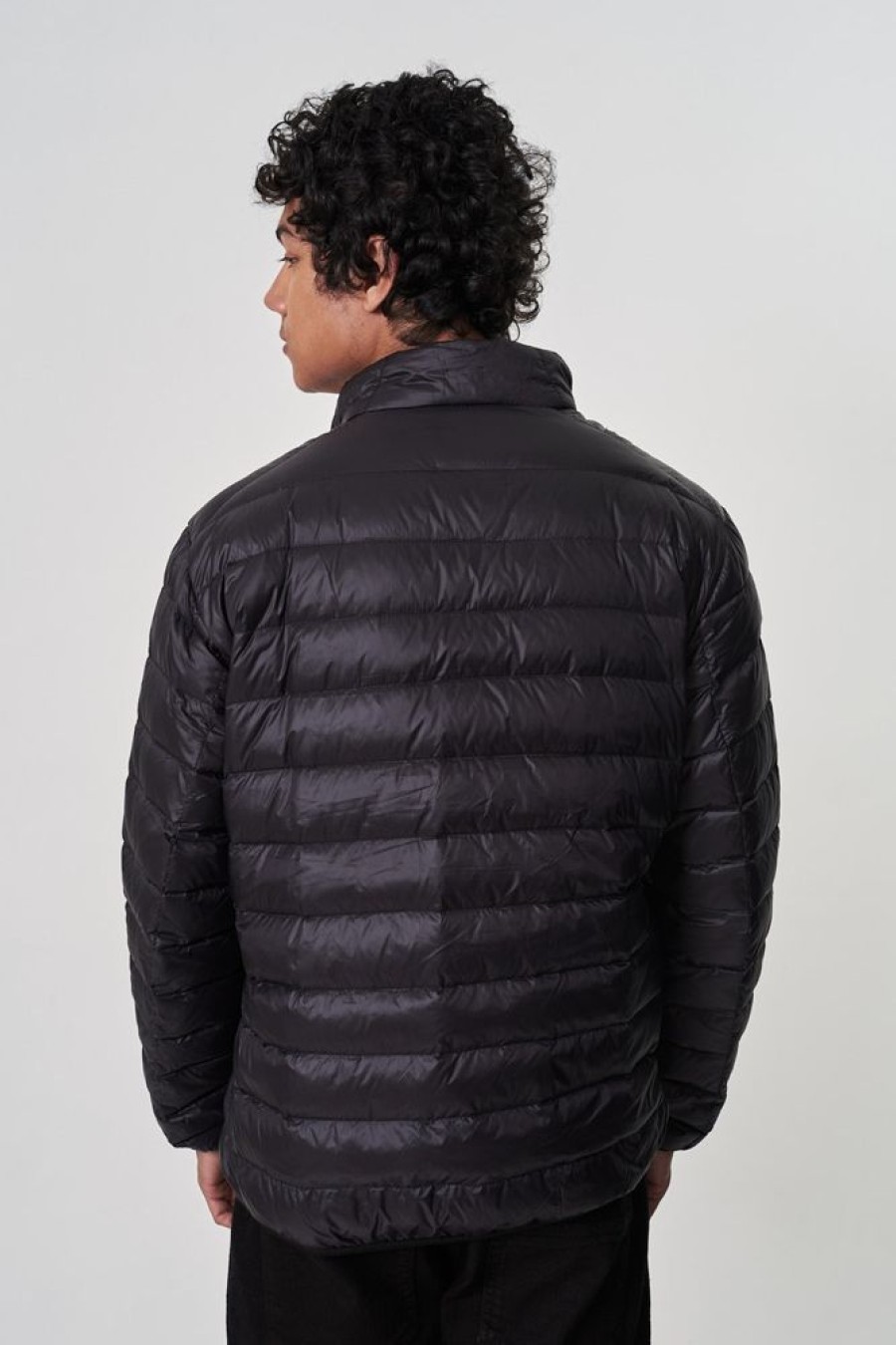 Masculino Kour Jaquetas | Jaqueta Puffer Ultralight - Preto