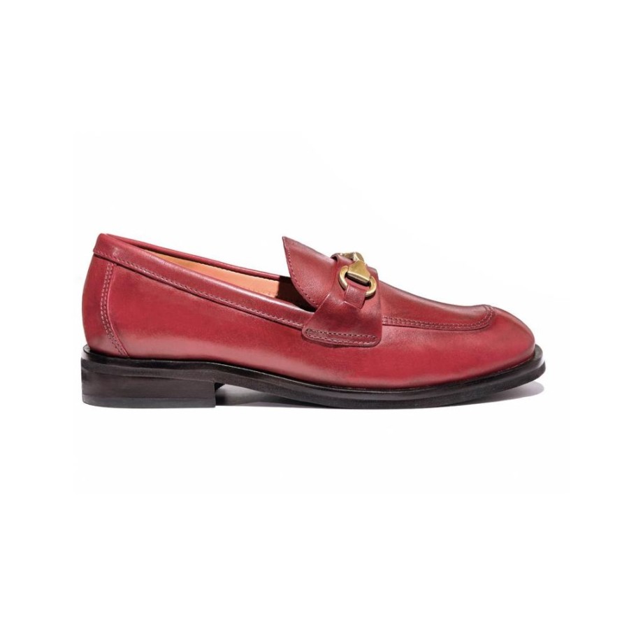 Feminino Baumer Sapatos | Loafer Clarice - Vinho