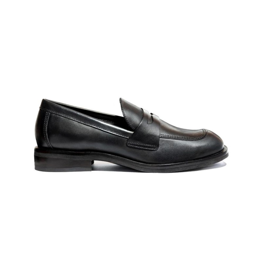 Feminino Baumer Sapatos | Loafer Diana - Preto